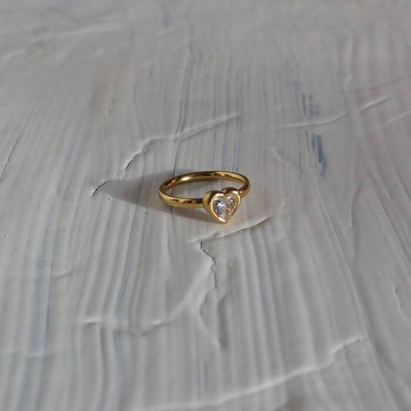 Amore Ring - Heart Ring - Engagement Ring - Waterproof Ring