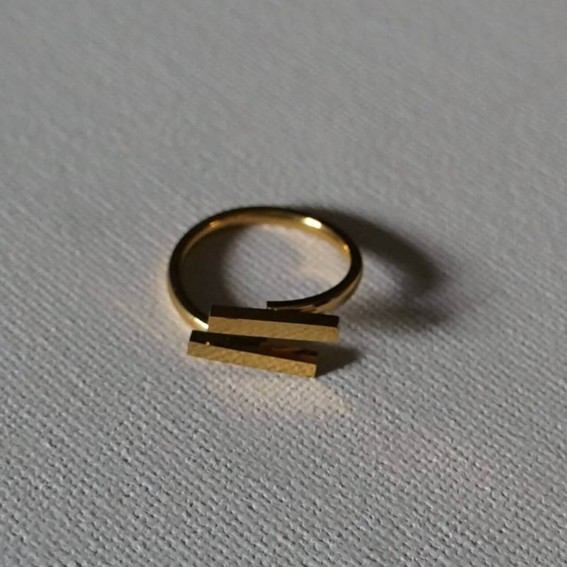 Baguette Ring - Waterproof Ring Canada - Statement Ring - Geometry Ring