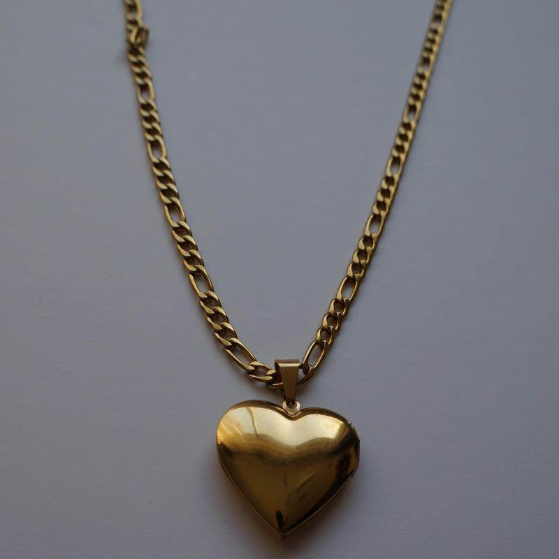 Heart Locket Necklace - Valentines Gift - Waterproof Love Necklace