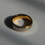 Two Color Ring - Band Ring - Waterproof Ring - Stainless Steel Ring