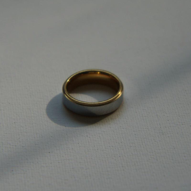 Two Color Ring - Band Ring - Waterproof Ring - Stainless Steel Ring