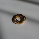 Load image into Gallery viewer, Chunky Gold Ring - 18K Gold Steel Ring - Waterproof Ring SVE Jewels
