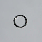 Load image into Gallery viewer, Bamboo Ring - Silver Ring for Women - Stacking Waterproof Ring 
