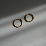 Beaded Ring - 18k Gold Ring - Waterproof Rings Canada