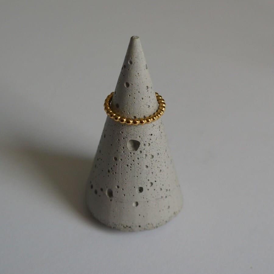 Beaded Ring - 18k Gold Ring - Waterproof Rings Canada