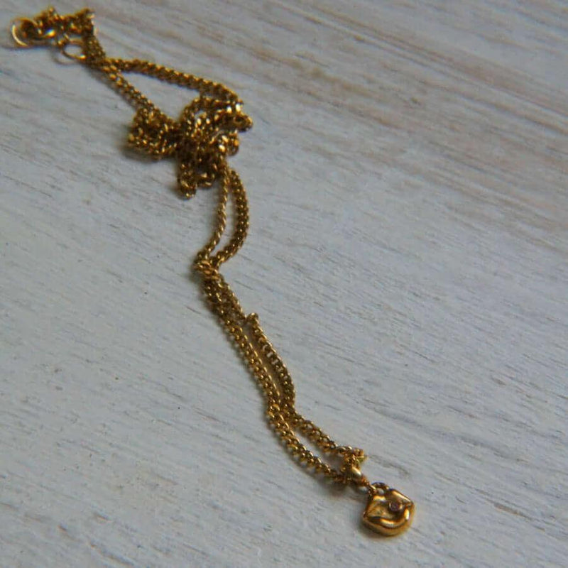 Lips Charm Necklace - Gold Charm Necklace - Waterproof Necklace Canada