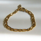 Gold Chain Bracelet - Chain Link Bracelet - Waterproof Bracelet