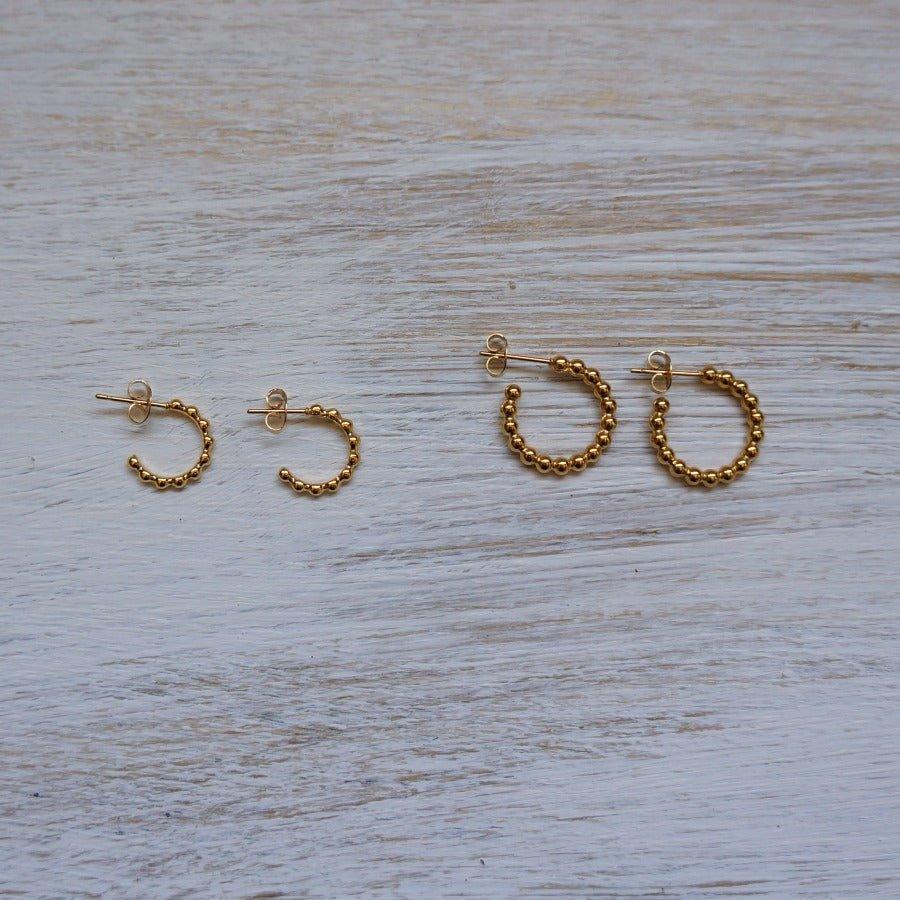 Bubbly Huggies - Small Hoop Earrings - Waterproof Earrings