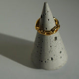 Buckle Up Ring - Gold Chain Ring - Waterproof Ring