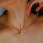 Load image into Gallery viewer, By Your Side - Angel Pendant Necklace - Waterproof Necklace
