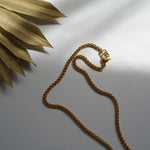 Load image into Gallery viewer, Carter Necklace - Snake Chain Necklace - Gold Chain for Women
