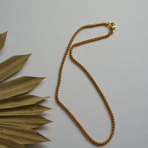 Carter Necklace - Snake Chain Necklace - Gold Chain for Women