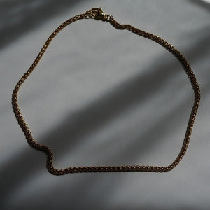 Carter Necklace - Snake Chain Necklace - Gold Chain for Women