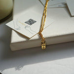 Load image into Gallery viewer, Celestial Necklace - Gold Charm Necklace - Starburst Necklace
