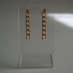 Load image into Gallery viewer, Chase - Chain Link Earrings - Gold Chain Earrings
