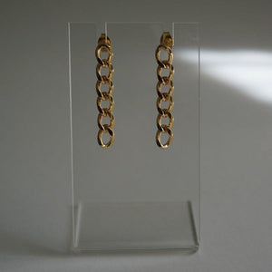 Chase - Chain Link Earrings - Gold Chain Earrings