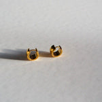 Load image into Gallery viewer, Clemence - Mini Gold Hoop Earrings - Waterproof Huggie Earrings
