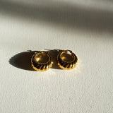 Croissant Huggies - Gold Hoop Earrings - Waterproof Earrings Canada