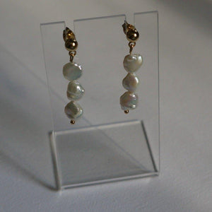 Dara Earrings - Women's Pearl Earrings - Pearl Drop Earrings