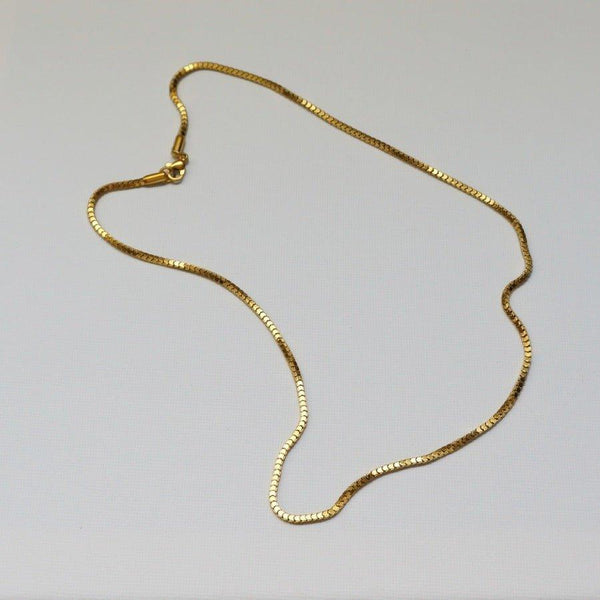 Deb Necklace - Gold Color Snake Chain - Waterproof Necklace