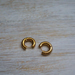 Load image into Gallery viewer, Diane Petite - Classic Hoop Earrings - Waterproof Huggies
