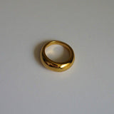 Dome Ring Gold - Waterproof Ring - Statement Ring