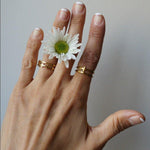 Load image into Gallery viewer, Double Dotty Ring - 18K Waterproof Gold Ring - Waterproof Rings Canada
