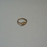 Evil Eye Ring - Gold Stacking Ring - Waterproof Rings Canada