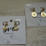 Load image into Gallery viewer, Evil Eye Studs - Hypoallergenic Studs - Protection Jewelry
