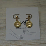 Evil Eye Studs - Hypoallergenic Studs - Protection Jewelry