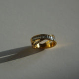 Faux Diamond Ring - CZ Gold Ring - Waterproof Rings Canada