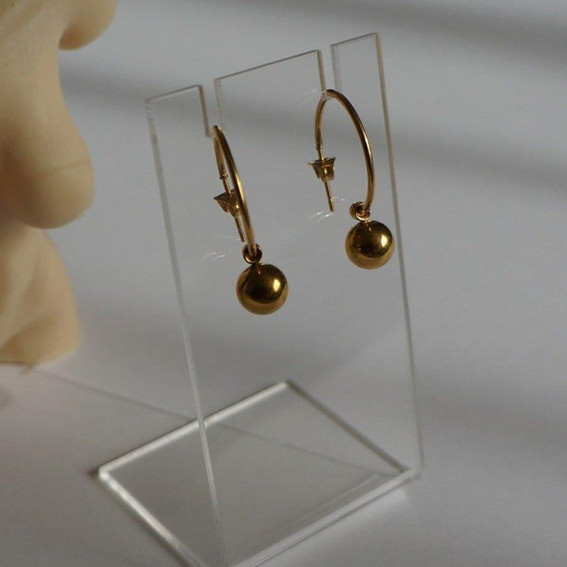 Gaia Earrings - Gold Hoop Earrings - Waterproof Hoops