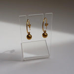 Load image into Gallery viewer, Gaia Earrings - Gold Hoop Earrings - Waterproof Hoops
