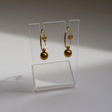 Gaia Earrings - Gold Hoop Earrings - Waterproof Hoops