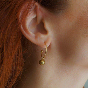 Gaia Earrings - Gold Hoop Earrings - Waterproof Hoops