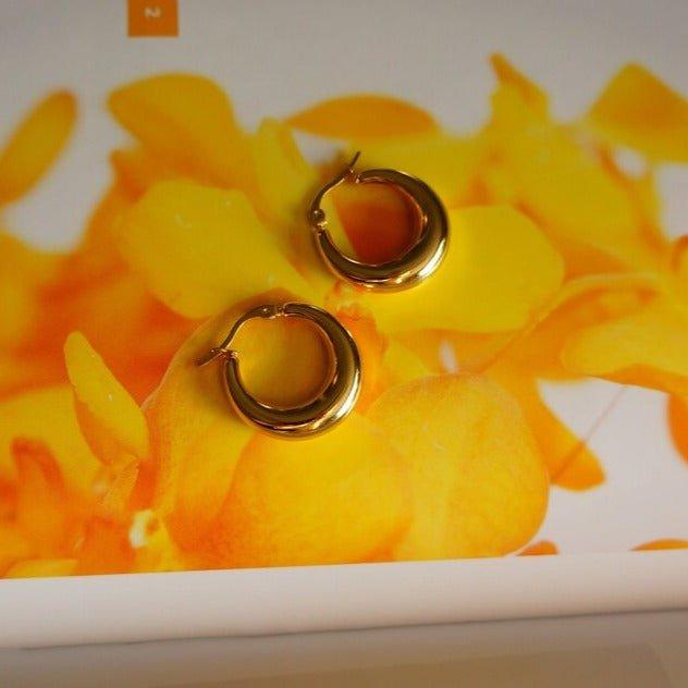 Gipsy Huggies | Gold Huggie Earrings |  Waterproof Earrings