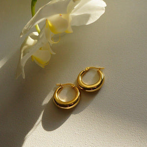 Gipsy Huggies | Gold Huggie Earrings |  Waterproof Earrings