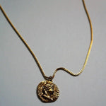 Load image into Gallery viewer, Good Luck Necklace - Gold Coin Necklace - Waterproof Necklace
