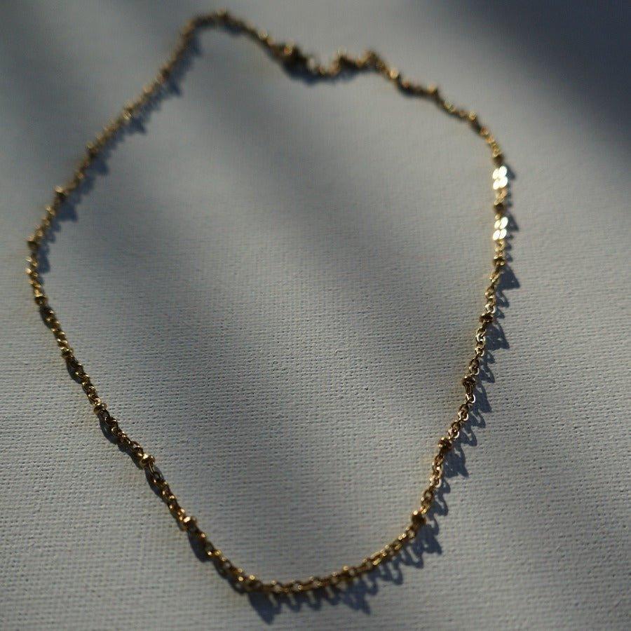 Satellite Chain Necklace - Gold Chain Necklace - Waterproof Necklace