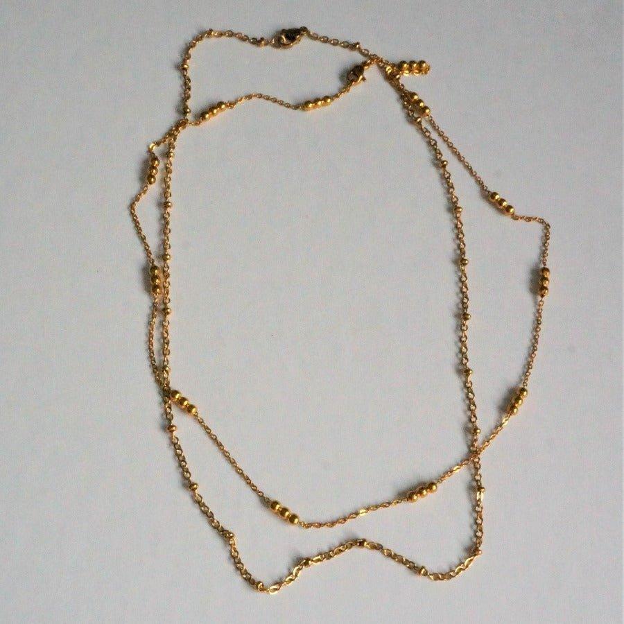 Satellite Chain Necklace - Gold Chain Necklace - Waterproof Necklace