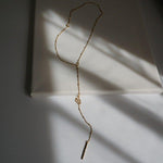 Load image into Gallery viewer, Lariat Necklace | Gold Chain Necklace |  Waterproof Necklace
