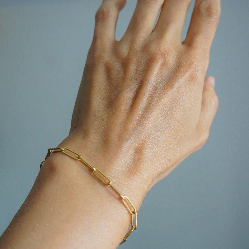Lee Bracelet by SVE Jewels | Paperclip Chain Bracelet | Waterproof Bracelet