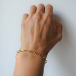 Load image into Gallery viewer, Lee Bracelet by SVE Jewels | Paperclip Chain Bracelet | Waterproof Bracelet
