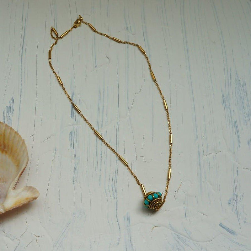 Leia Necklace by SVE Jewels | Turquoise Jewelry