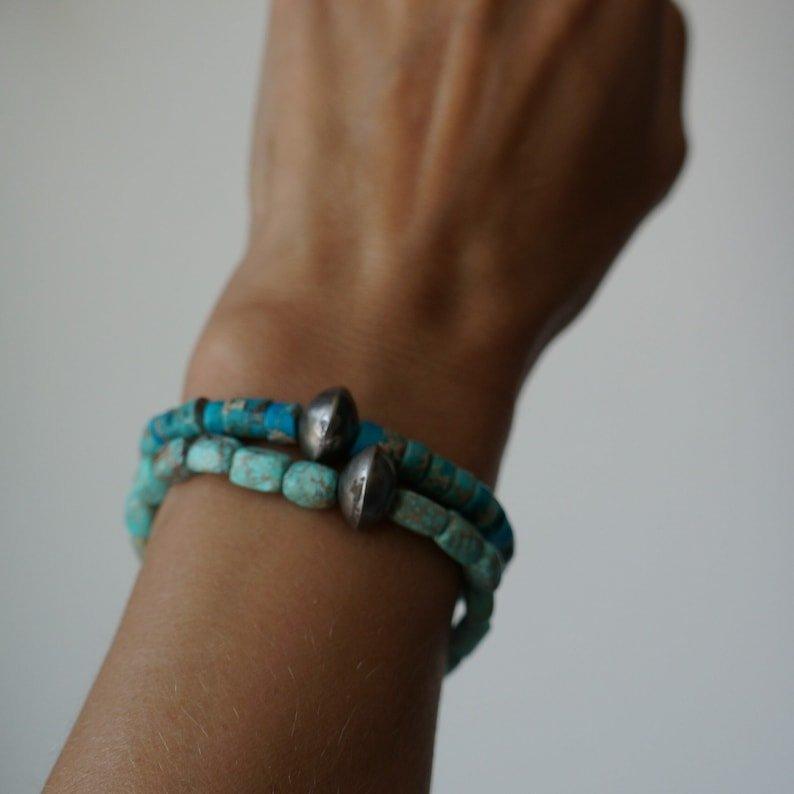 Leia Turquoise Bracelet by SVE Jewels | Turquoise Jewelry