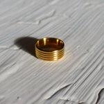 Load image into Gallery viewer, Lena Ring - 18K Gold Steel Ring - Waterproof Rings Canada
