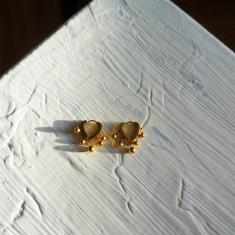 Lola Earrings - Gold Hoop Earrings - Waterproof Earrings
