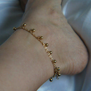 Lola Anklet - Gold Charm Anklet - Waterproof Anklet