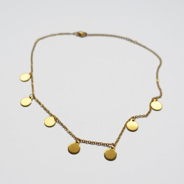 Lolita Necklace - Gold Charm Necklace - Waterproof Necklace