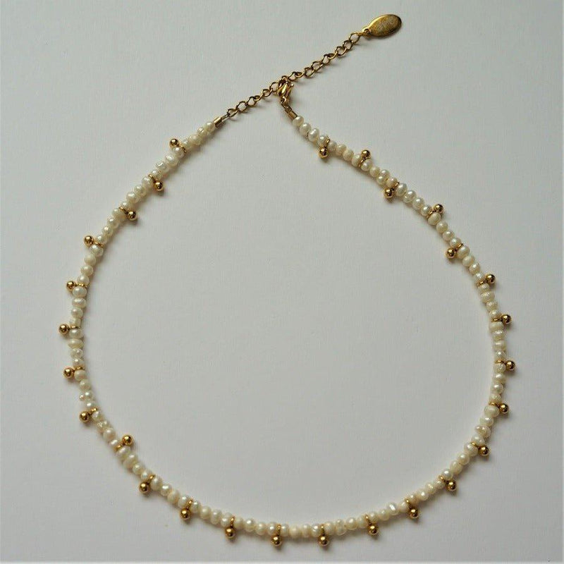 Lulu - Freshwater Pearl Necklace - Waterproof Necklace